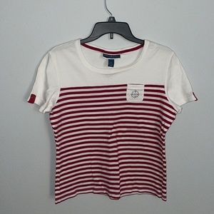 Karen Scott Striped Top - Size PL